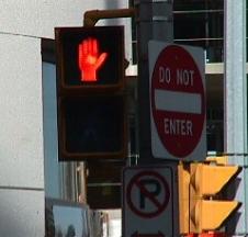 IV.5) Install or Upgrade Traffic and Pedestrian Signals (P,T,E) Reduce vehicle-pedestrian crashes at signalized intersections or at midblock locations, where a significant volume of through or