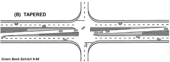 I.1) Provide Left-Turn or Right-Turn Lanes and (P,T) ATTACHMENT B Provide turn lanes at intersections with a pattern of turning maneuver crashes or at locations with current or future high turning