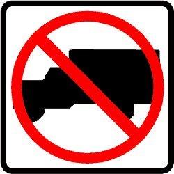 Truck Restrictions Restricting the entry of trucks into residential neighborhoods can be achieved through the posting of truck restriction signs.