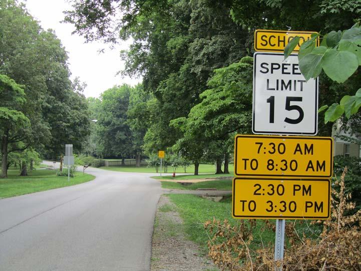 SPEED LIMIT Sign The posted speed limits for roadways are typically established based upon