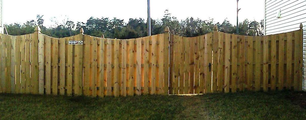 Likewise, any fence installed in the rear yard, behind the rear corners of the house, must be consistently 48inches in height; 2.