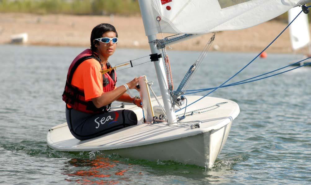 Laser I curriculum is designed to transition sailors from the Opti to the Laser and