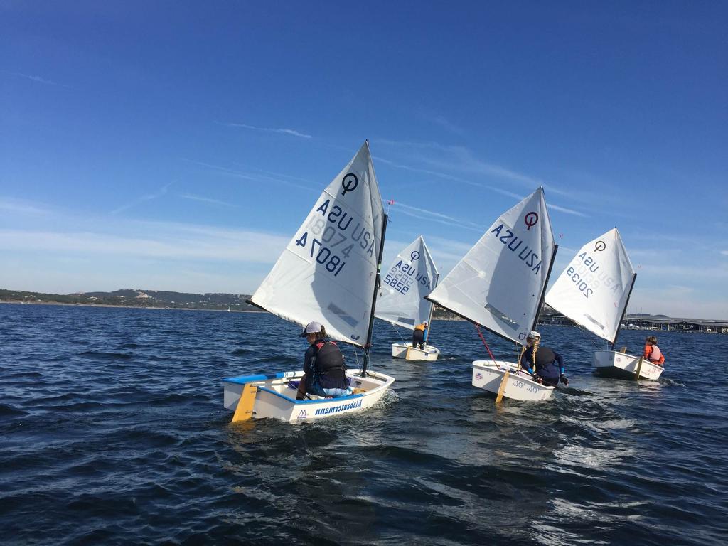 The Junior Sailing Program is weekly sailing lessons for sailors ages 8-18 led by AYC s coaching staff.