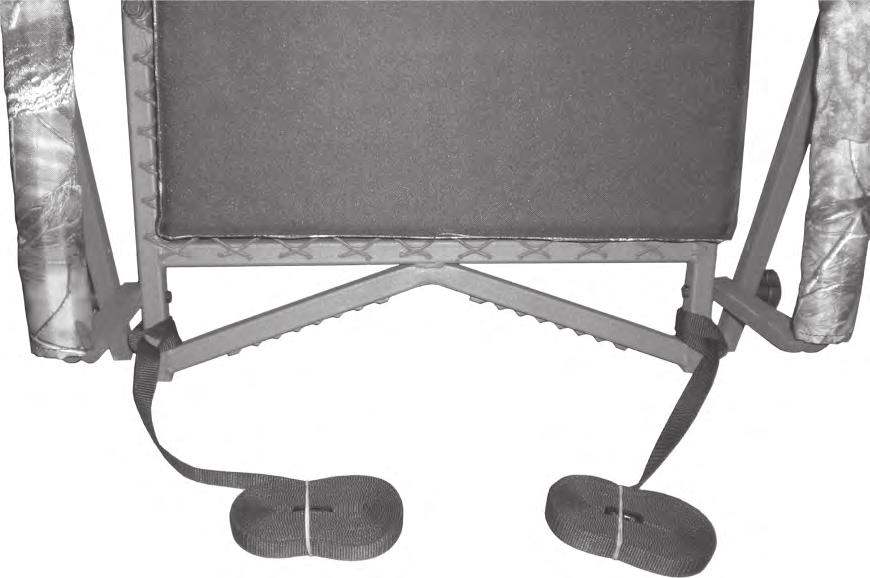 the front of the platform. P Top View 10. Attach Installation Cross Straps P to the rear of Seat Platform D.