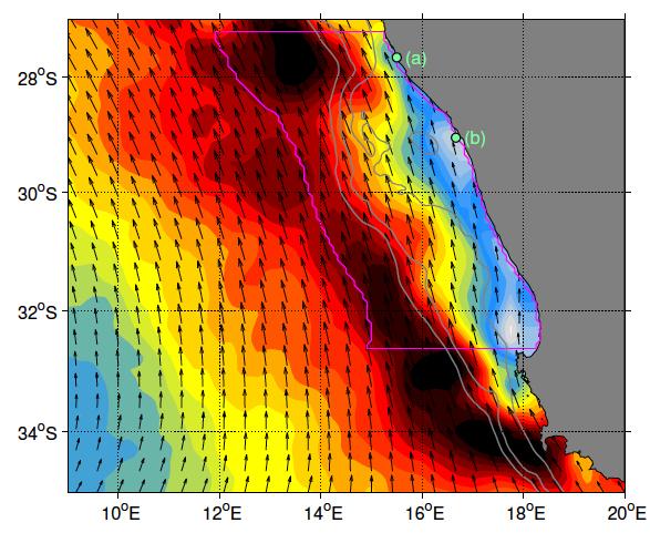 3. Numerical sensitivity studies Regional Ocean Modeling System (ROMS) Horizontal resolution 1/12 32 vertical levels Atmospheric forcing: Wind stress : QS50 / QS25 / Blended QS25-ECMWF Set of