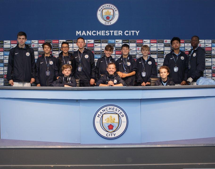 EXCURSIONS & ACTIVITIES On Friday afternoon, players will go on a tour of the Etihad Stadium before attending the closing ceremony in the Etihad