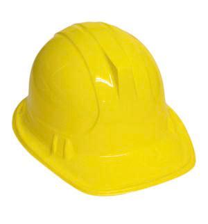 HEAD PROTECTION In Construction zones, hard hats are worn because of the potential for head injury.