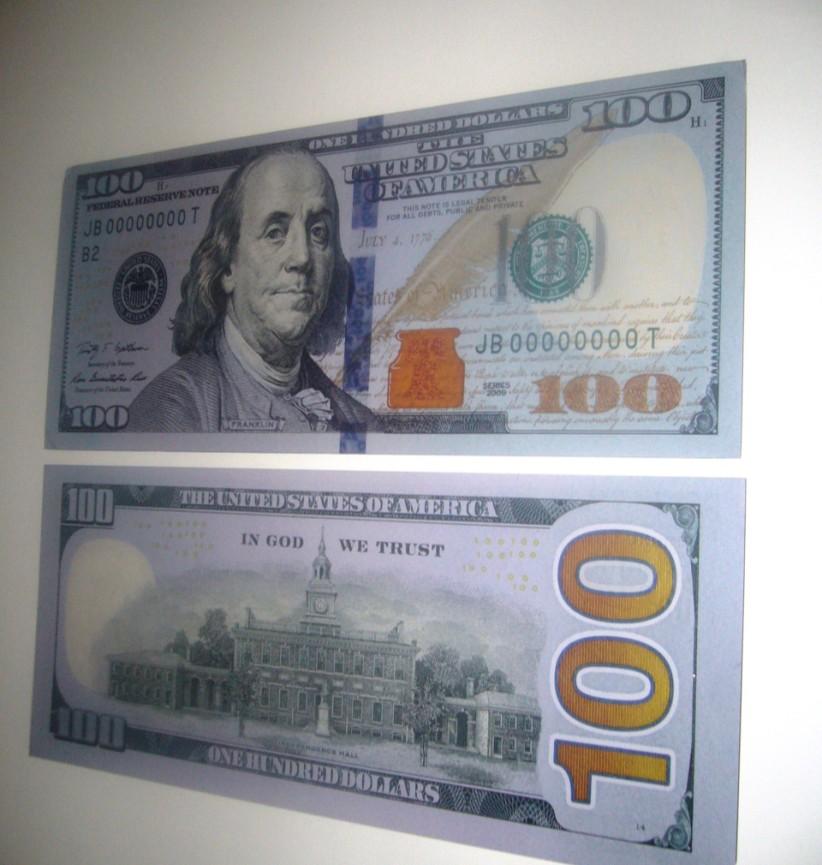 THE NEW HUNDRED DOLLAR BILL THAT WILL BE RELEASED IN 2011.