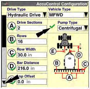 Torpedo and Pro 700 ccuontrol Setup for NH3 Your yt may vary from the cen hown he. See the FS ccuontrol Rate ontroller Softwa Operating Guide for additional information about configuring your yt.