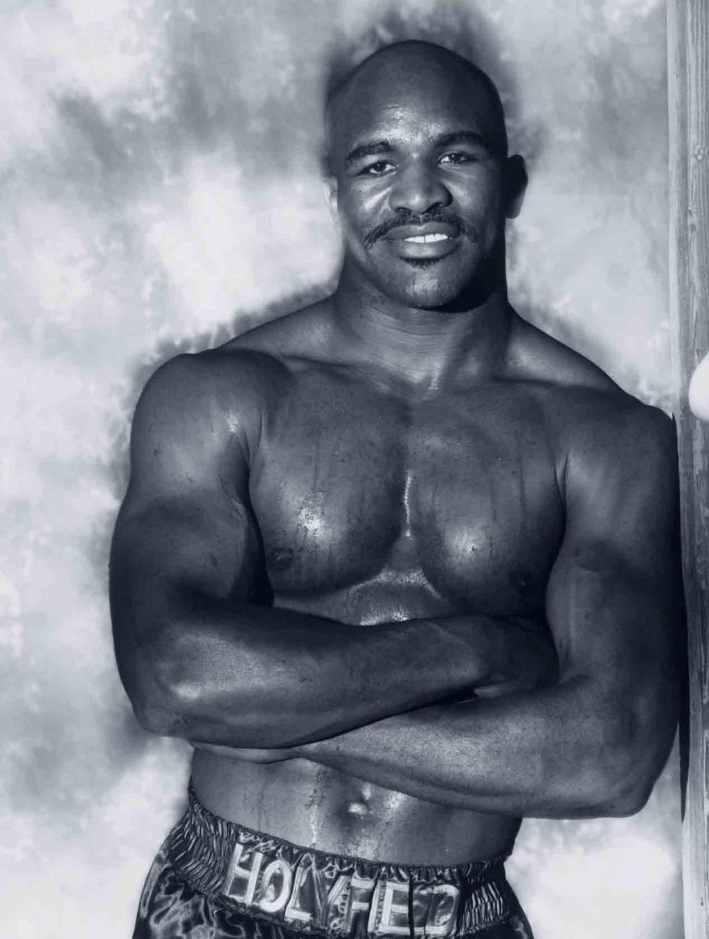 Evander Holyfield, Olympic medallist and four-time heavyweight champion of the world, is focused