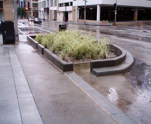 Storm Water Bump-outs o Collect storm water runoff onative Grass