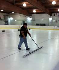 Number of People Needed: 1-2 Step 3 (Optional): Mopping Rink If time allows, clean the rink from with the dust mops.