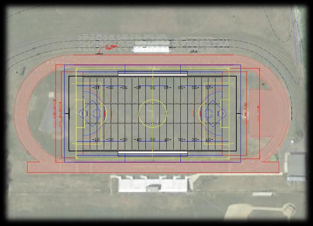 Conceptual Layout Existing Track & Field (Option 1) Synthetic Turf Field Installation Improved Drainage System Safety Netting Installation TOTAL COST = $ 1,470,000 SPORT