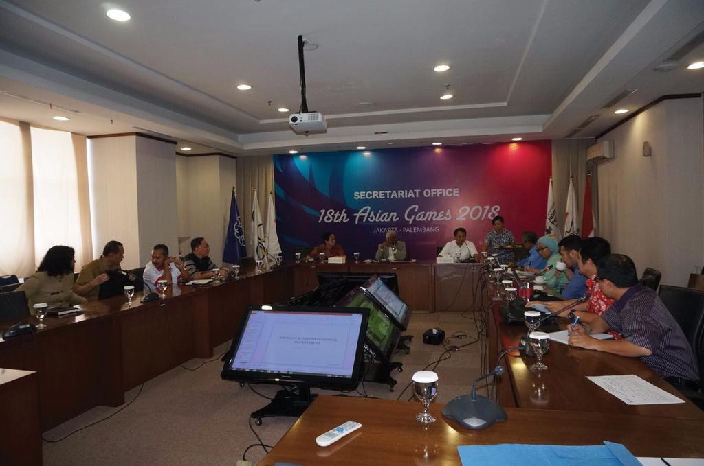 The meeting was attended by INASGOC Medical & Doping Control Department,Indonesia Anti-Doping Agency (LADI), Ministry of Health of the Republic of Indonesia personnel, and other representatives that