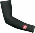 THERMOFLEX ARMWARMER 4514039 Thermoflex fabric for soft, warm, stretchy comfort Microfiber gripper elastic at top Sublimated Castelli wordmark SIMPLE, EASY AND SAFE Lycra arm warmers may not be the