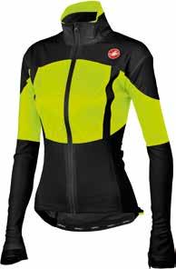 Warmer fabric on back for high breathability Full-length YKK Camlock zipper Reflective graphics on front and back Elastic gripper on waist to limit ride-up 3 Rear pockets 2 Rear
