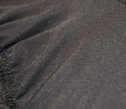 Drops of water stay as spherical balls on top of the fabric or bounce off the fabric without leaving a trace.