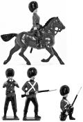 2 VINTAGE BRITAIN'S REPLICAS & ORIGINALS (England) Hand-painted 54mm metal figures and accessories. I collected Britain's lead figures as a child and young adult.