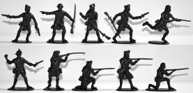 PARAGON SCENICS (U.S.A.) 58mm unpainted plastic figures. CHERILEA RECASTS 5 (England) 60mm unpainted soft plastic figures.