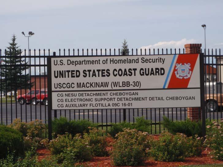 5. U.S. Coast Guard Station, Cheboygan: The station is the home port for the U.S. Coast Guard ice breaking cutter Mackinaw.