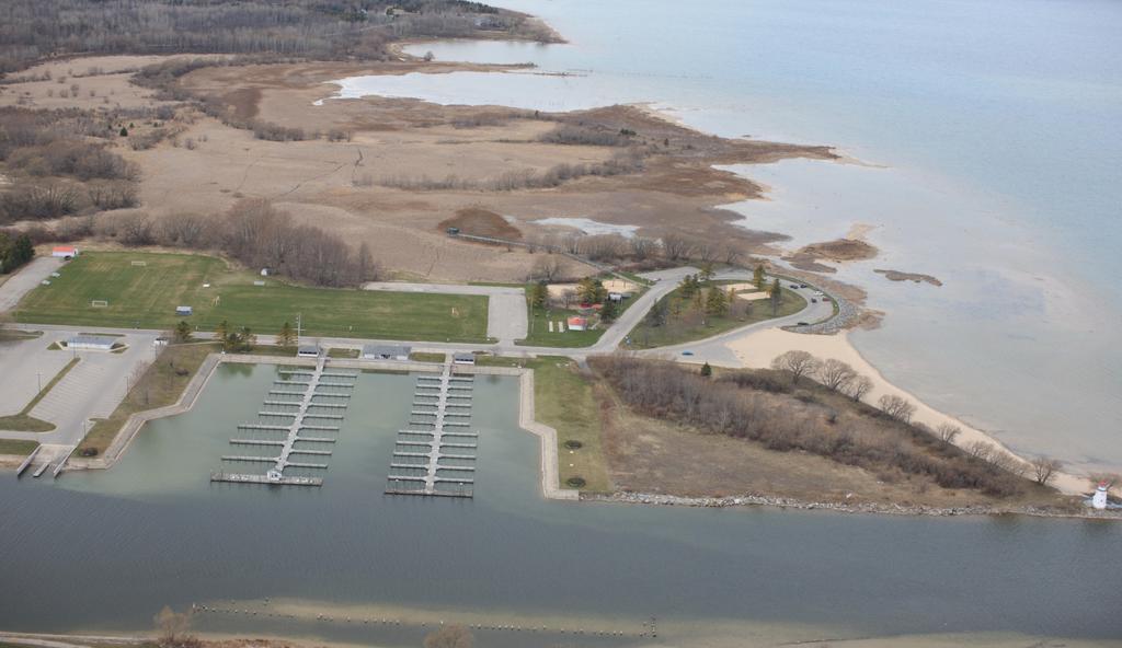 Gordon Turner Park: The park is located at the foot of the Cheboygan Harbor Breakwater.