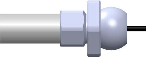 Step 1: Secure Socket/Locknut to the 2 BSP pipe 2 BSP THREADED PIPE Step 2: