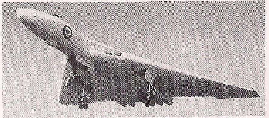 of lift and drag backward as shown in the next figure. Fairly early on in the development program the wingtips were modified by addition as shown in the next picture, to give drooped leading edges.