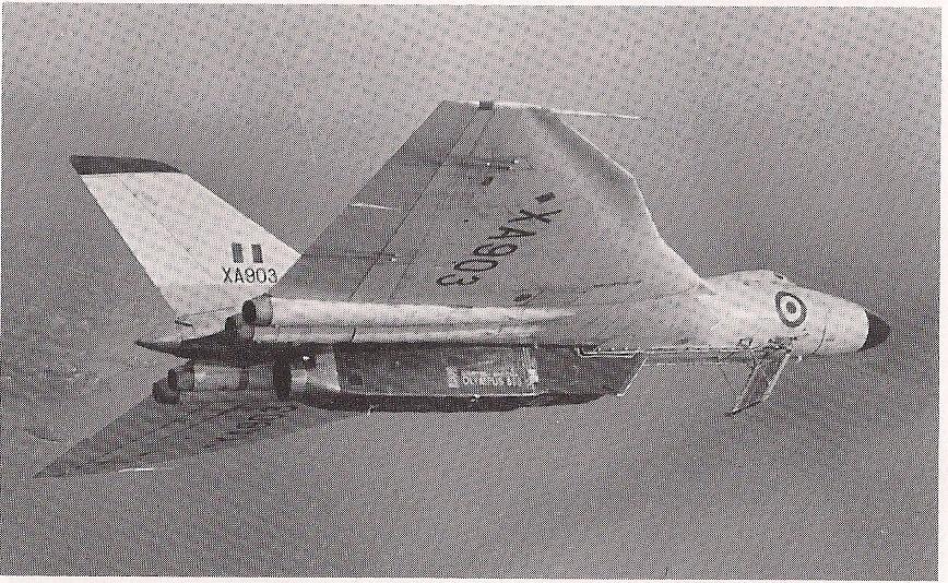 Remember that this airplane was designed in the 1940 s, when delta-wing design was in its infancy. This should be sufficient to demonstrate wingtip stall on highly tapered wings.