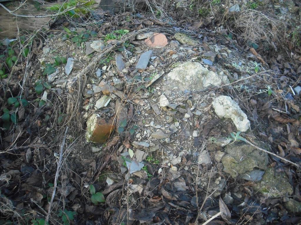 Figure A7.1 Fly- tipped material brought on to the site can be a source of asbestos. Figure A7.