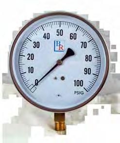 CONTRACTOR GAUGE SERIES Model BR601D The Model BR601D from Blue Ribbon Corporation is a family of durable contractor's pressure gauges, designed to meet the needs of contractors involved in HVAC,