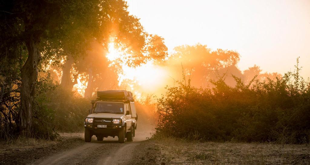 CLASSIC KAFUE SAFARI TRAVEL LOGISTICS DAY 1: Livingstone - Nanzhila Plains: The Classic Kafue package begins in Livingstone with a 3 hour road transfer to Dundumwezi Gate where you will be met by the