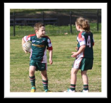 One of our littlest players Zach Oliver almost got his first try but unfortunately he was tackles