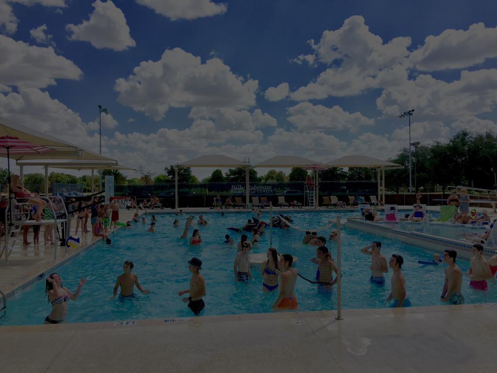 Swim Lessons - Courtney Shields 325-725-7527 Q. How do I check in for the pool and recreation facilities? A.