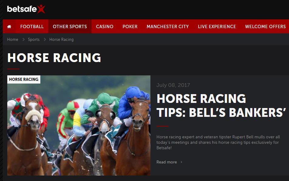 SPORTSBOOK - HORSE RACING LAUNCHED AND ROLL-OUT OF NEW