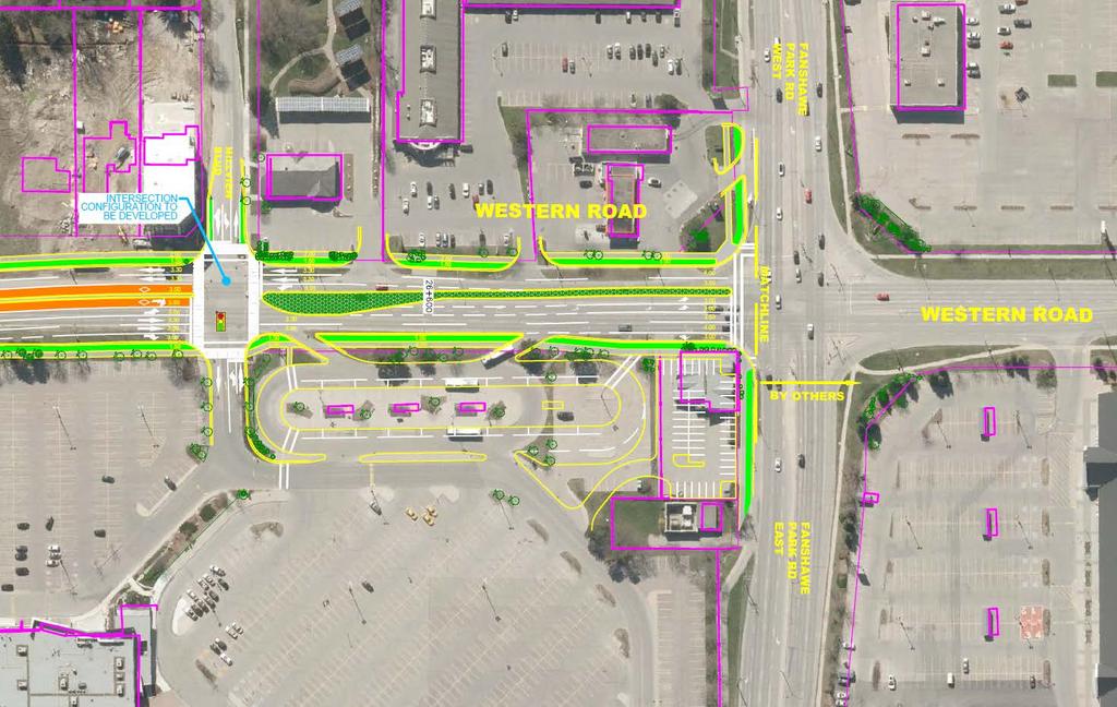 NORTH TURNAROUND Recommended Design: Expand the existing transit terminal Feedback from stakeholders and the public: Make it easy to transfer between local and Rapid Transit service Why is this
