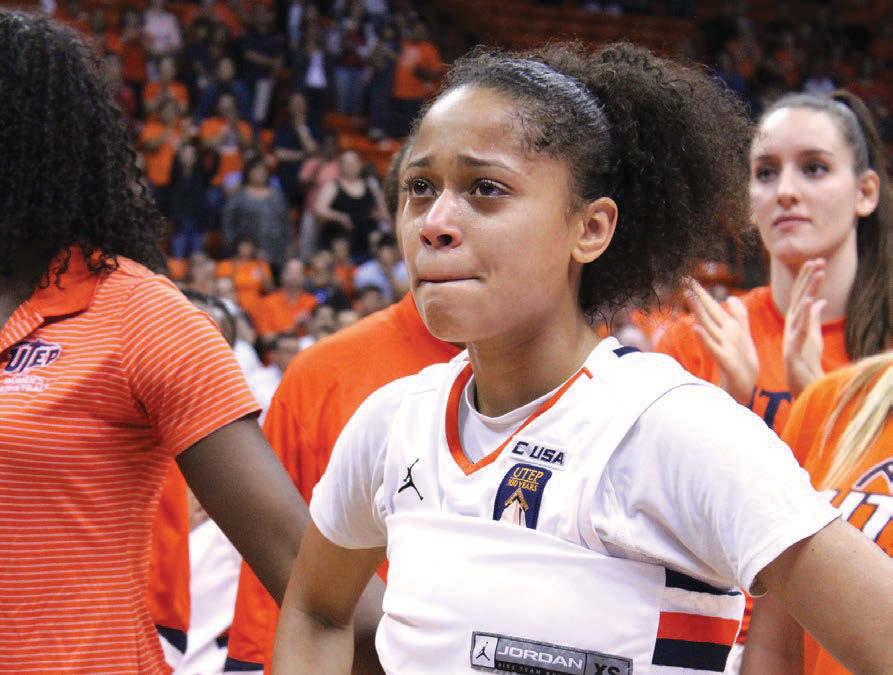 PAGE 11 MARCH 29, 2016 Sports EDITOR ADRIAN BROADDUS, 747-7477 Miners fall in elite eight round against Oregon ANGEL ULLOA/ THE PROSPECTOR Senior guard Cameasha Turner tears up after the Miners fell
