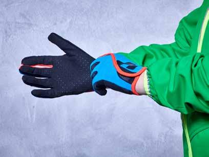 GLOVES JUNIOR PERFORMANCE EAZY SHORT FINGER short-finger gloves breathable fabric upper ventilated palm pull-on and