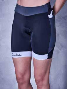 BLACKLINE WS CYCLE SHORTS durable and quick drying fabric CUBE Team Pad WS - made in Italy silicone tape on hem reflective