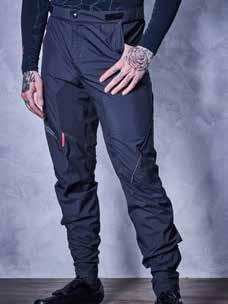 grey BLACKLINE RAIN PANTS quick drying abrasion resistant waterproof with taped seams zipper on front and pockets