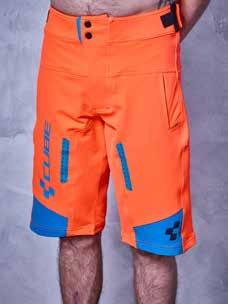 black n blue ACTION SHORTS TEAM robust fabric waistband adjustable with velcro covered front zip laser perforation on inner leg for ventilation