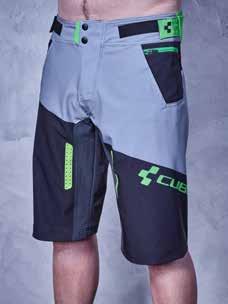 ACTION SERIES ACTION SHORTS ESSENTIALS robust, light material adjustable waistband with velcro laser perforation on inner leg for ventilation stretch insert at back two big pockets a small zip