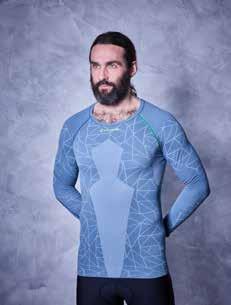 n green BASELAYER RACE BE COOL L/S seam-free construction ergonomic fit with ventilation and