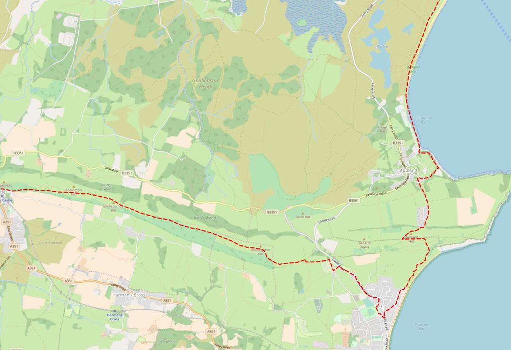 MAP 2 8 High water 10 MAP 3 Studland 22 20 Stile Please keep noise to a minimum through