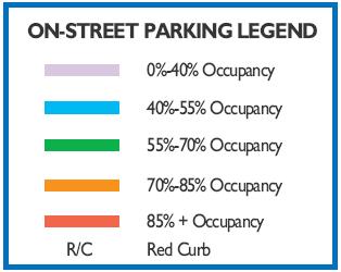 occupancy for Broadway and Third Street by