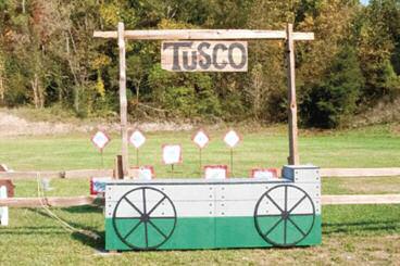 Last but not least, Rye Miles Running a posse is not an Stage 5 features our Tusco sign At 9am Sunday morning the shooting started again with all the shooters appearing at their respective starting