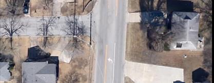 Figure 9.2 shows examples of aerial and street view images of a three-leg stop-controlled intersection.