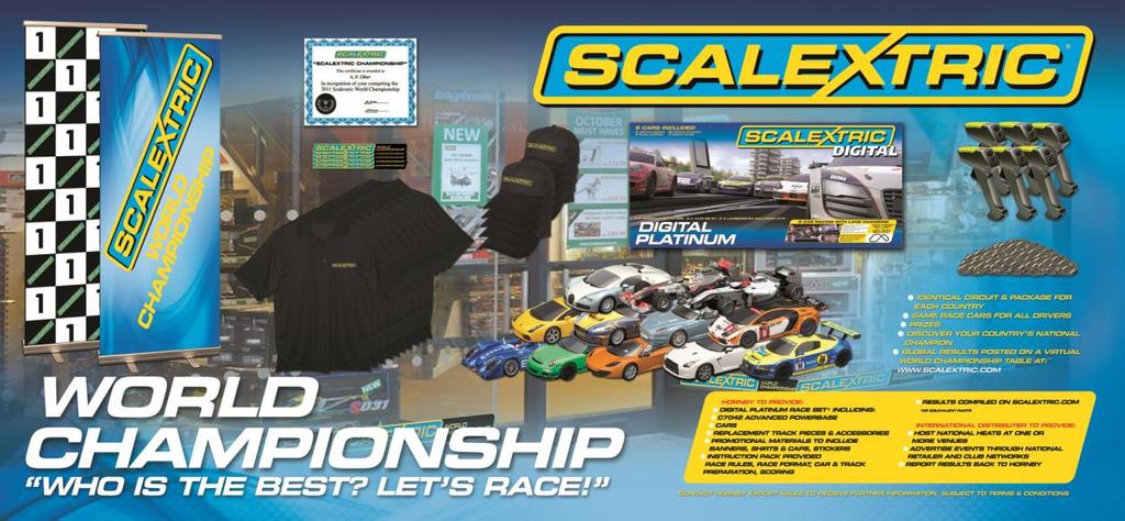 2015 Scalextric World Championship Contents Scalextric World Championship Set-Up and Rules... 2 Overview and Objective:... 2 Inventory of the equipment provided... 2 Race Format:.