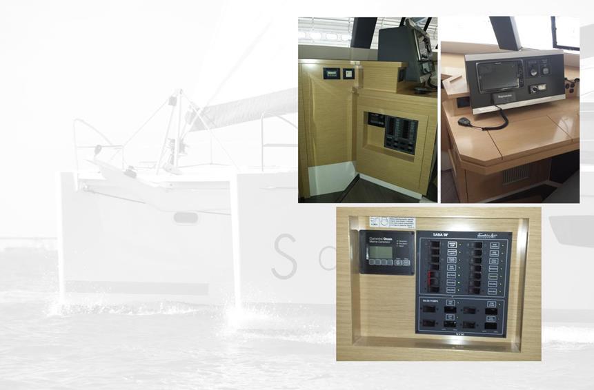 Commission the electronic appliances: speedo, log, GPS, VHF, etc. according to the options installed.