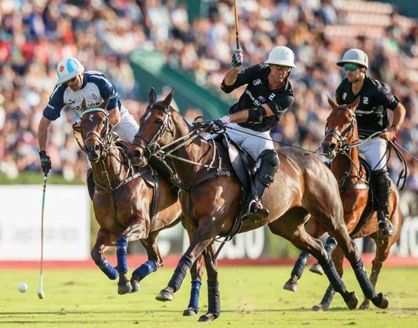 POLO After an even first chukker, La Dolfina outplayed and outscored Ellerstina from the second chukker onwards. They scored at every single opportunity, while Ellerstina failed to do the same.