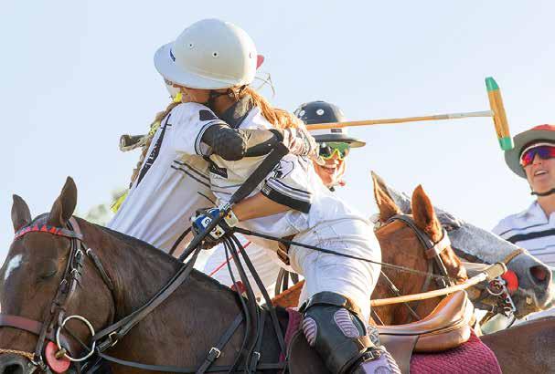 POLO The winning team San Saba San Saba s Lia Salvo and Hope Arellano Emotions running high, both teams were awarded a Penalty 3 in the third, which they each easily converted to maintain the gap.